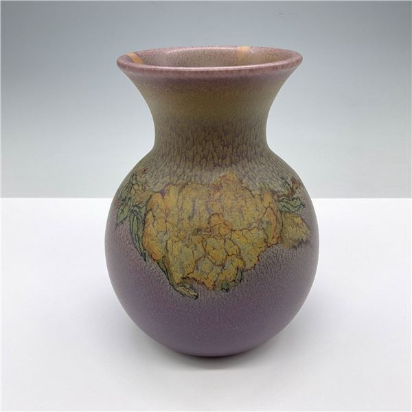 Rookwood Pottery by Lincoln Purple Floral Vase 402