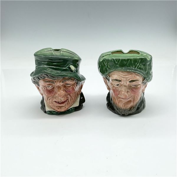 2pc Royal Doulton Porcelain Ash Bowls, D5926 & D6006