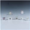 Image 1 : 7pc Floral and Foliage Art Ceramic Toothpick Holders