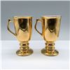 Image 2 : Pair of Hall China Irish Coffee Mugs, Golden Glo