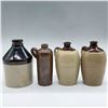 Image 2 : 4pc Brown Stoneware Jugs