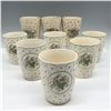 Image 1 : 9pc Japanese Porcelain Hand Painted Drinkware