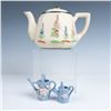 Image 1 : 3pc Japanese Ceramic Teapot and Miniature Watering Cans