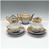 Image 2 : 9pc Japanese Porcelain Miniature Luster Ware Tea Service