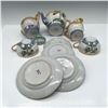 Image 3 : 9pc Japanese Porcelain Miniature Luster Ware Tea Service