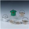Image 1 : 7pc Mini Kitchenware, Lidded Pot & Amsco Toys Bottle Warmer
