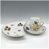 Image 1 : 3pc Herend Salad Plate, Trembleuse Cup & Saucer