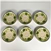 Image 2 : 6pc Franciscan Ivy Patterned Saucers