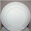 Image 2 : 12Pc Fine Bone China Milk White Serving Plates