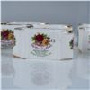 Image 8 : 16pc Royal Albert Old Country Roses Napkin Rings and Trays