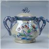 Image 4 : 22pc Japanese Ceramic Art Red Lily of the Valley Tea Set