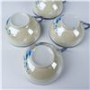 Image 6 : 22pc Japanese Ceramic Art Red Lily of the Valley Tea Set