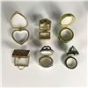 Image 3 : 6pc Porcelain Treasure Boxes