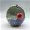 Image 1 : Snake and Apple Bowl Pottery Art