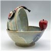 Image 5 : Snake and Apple Bowl Pottery Art