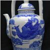 Image 1 : Seymour Mann Porcelain Blue and White Covered Tea Pot
