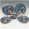 Image 1 : 5pc Japanese Porcelain Luster Ware, Plates & Creamer