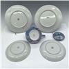 Image 2 : 5pc Japanese Porcelain Luster Ware, Plates & Creamer