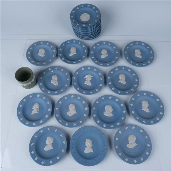 28pc Wedgwood Jasperware Collectors Plates and Cup
