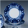 Image 3 : 71pc Flow Blue China Table Ware Grouping