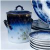 Image 6 : 71pc Flow Blue China Table Ware Grouping