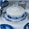 Image 8 : 71pc Flow Blue China Table Ware Grouping