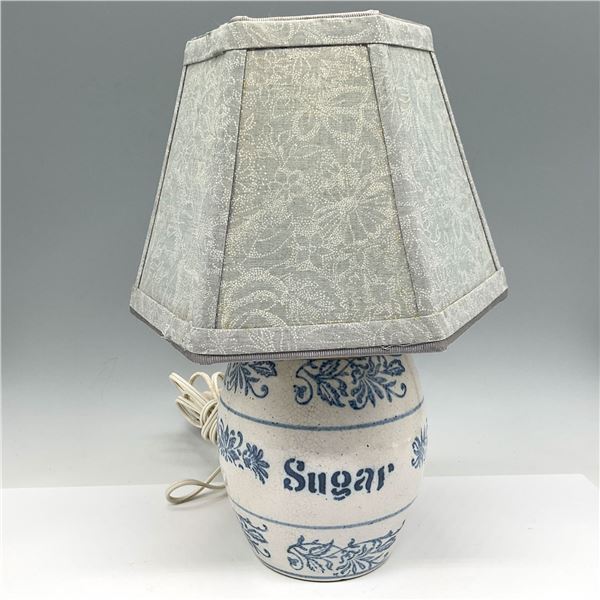 Blue Crockery Sugar Table Lamp
