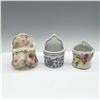 Image 1 : 3pc Royal Bayreuth + Others Porcelain Small Wall Pockets