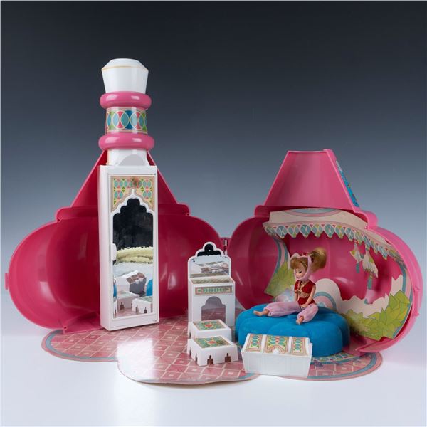 9pc Vintage I Dream of Jeannie Dream Bottle Playset