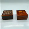 Image 1 : 2pc Wooden Lacquered Decorative Keepsake Boxes