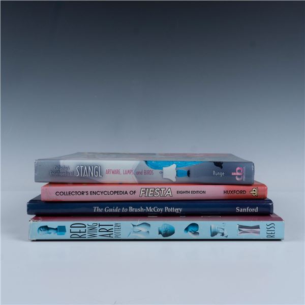 4pc Assorted Books on Classic American Pottery Collector's