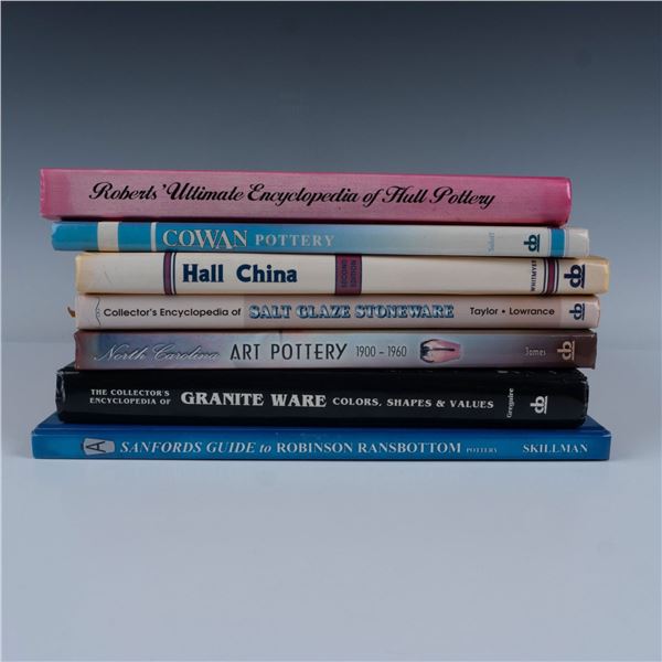 7pc Collector's Books on Pottery, China, and Granite Ware
