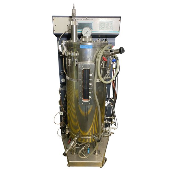 New Brunswick Scientific Stainless Steel  Mobile Pilot Plant 120L Fermenter Bioflo5000 - Working - (