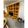 Image 8 : 5 pc office / living room furniture - Lower cabinets (56x16x31" each x2) / Wall units /book cases (2