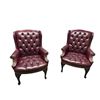 Image 1 : 3 pc - x2 leather high back office chairs (40"H)