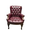 Image 2 : 3 pc - x2 leather high back office chairs (40"H)