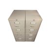 Image 2 : 2 pc - Metal ProSource filing cabinets (18x27x52")