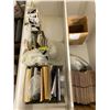 Image 4 : Room lot - Contents of room including hazardous sticker rolls, packing peanuts, misc. size cardboard