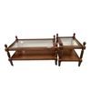 Image 1 : 2 pc - Solid Maple tables (48x26x25" / 22x28x27")