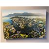Image 3 : 2 pc - Picture on canvas and picture of Vancouver (old & new)