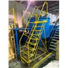 Image 1 : Steel rolling 9' ladder w/ hand rail