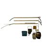 Image 1 : Group lot - Misc. hoses, floor fan, step ladders, bin of misc. couplers