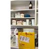 Image 1 : 3 shelves - Misc. Chems - Including dextrose powder, titanium oxide, ammonium sulphate, potassium ox