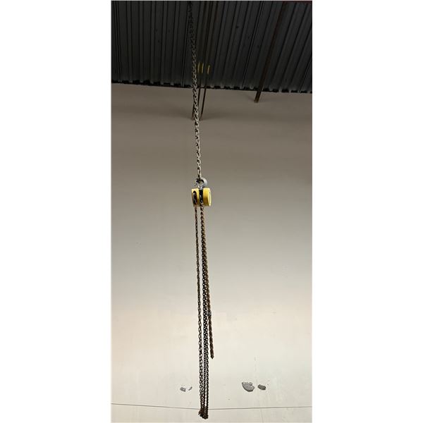 Chain pulley come along - Bidder responsible for removal