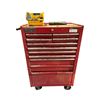 Image 1 : Rolling toolbox w/ misc. tools - 29x19x42"