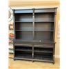 Image 1 : Solid wood black wall hutch - 72x20x89"