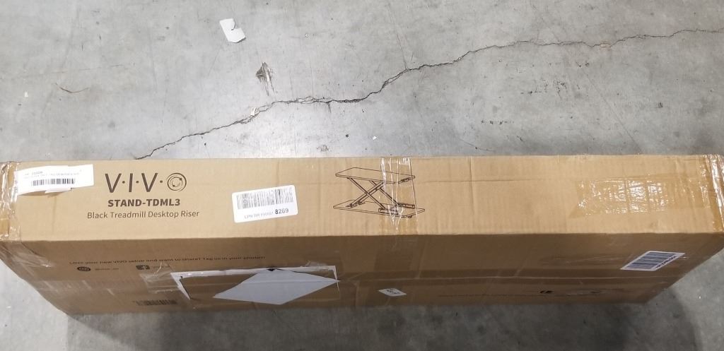 Treadmill Riser VIVO BLACK TREADMILL DESKTOP RISER