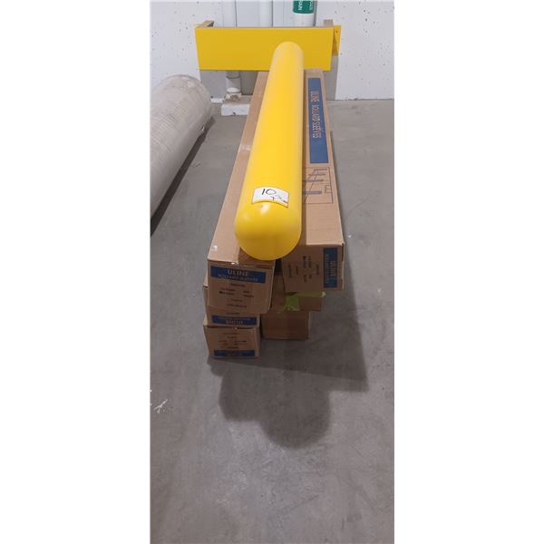 7 ULINE BOLLARD PROTECTIVE  SLEEVES FIT 6"X 6FT POST