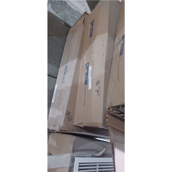 7 EACH  NEW PRICE INDUSTRIES VENT COVERS 16"X40"