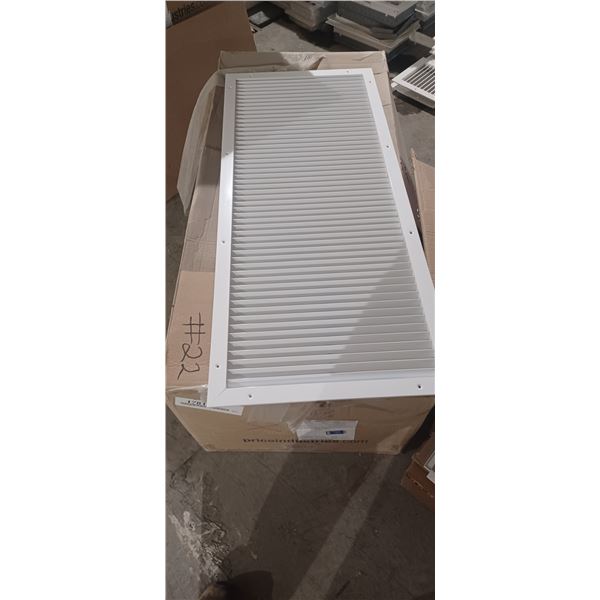 9  EACH  NEW PRICE INDUSTRIES VENT COVERS 16"X40"